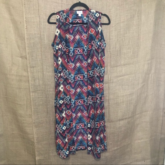 LuLaRoe Sweaters - Lularoe Joy Cardigan Vest SZ S Aztec Tribal Print